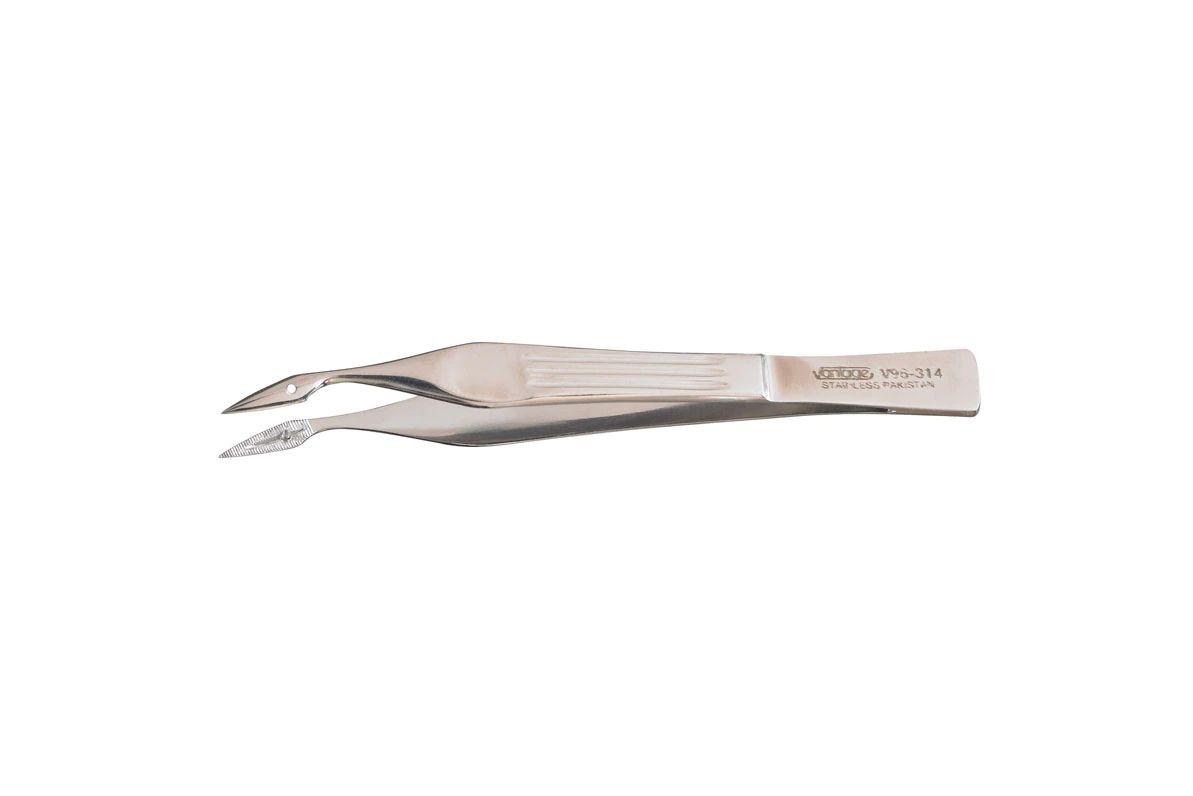 Vantage Walter Splinter Forceps - 4-1/8" (105.5mm) - Curved