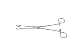 Vantage Foerster Sponge Forceps - 9-3/4" (250mm) - Straight - Serrated Jaws