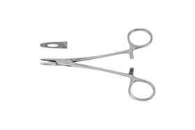 Vantage Collier Needle Holder - 4-7/8" (125mm) - Serrated - Fenestrated Jaws