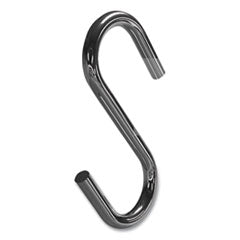 S Hooks, Metal, Silver, 50/Pack