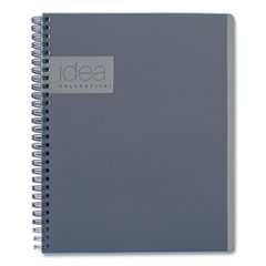 Idea Collective Professional Notebook, 1-Subject, Medium/College Rule, Gray Cover, (80) 9.5 x 6.62 Sheets