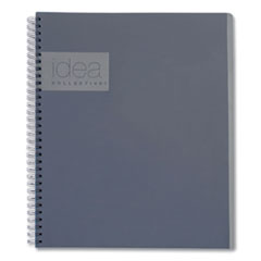 Idea Collective Professional Notebook, 1-Subject, Medium/College Rule, Gray Cover, (80) 11 x 8.25 Sheets