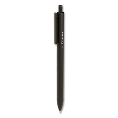 Quick Dry Gel Pen, Retractable, Bold 1 mm, Black Ink, Black Barrel, 5/Pack