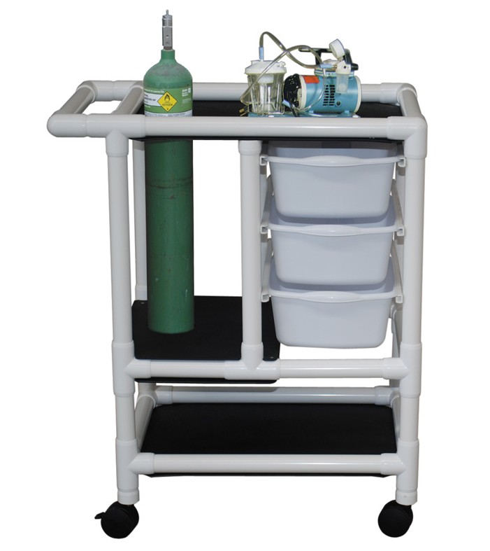 Shower chair 16" internal width, for small adult or pediatric needs 3" twin casters, w/ deluxe elongated open front soft seat and reducer hard seat, 250 lbs wt cap