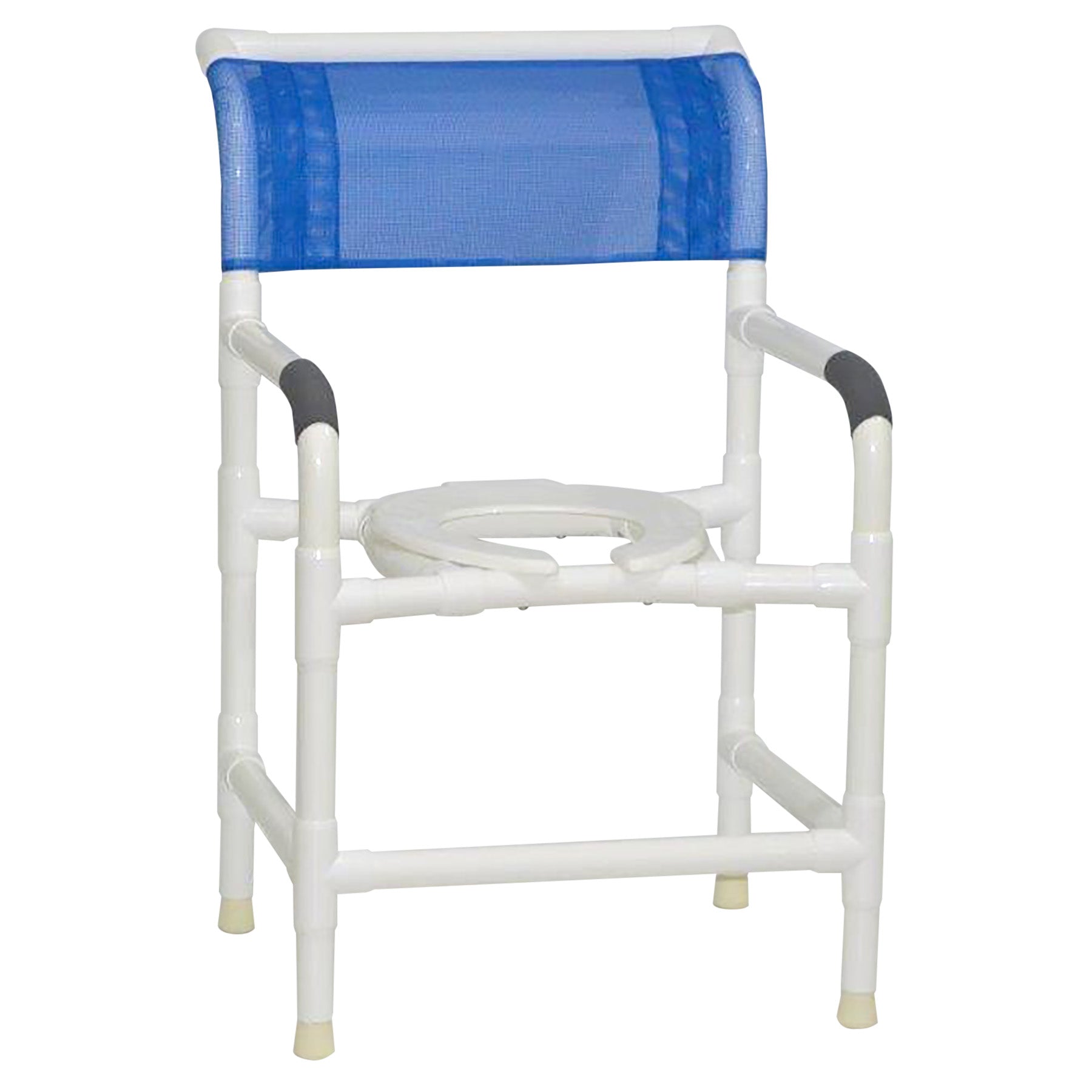 Wide Shower Chair 22" Internal Width, Open Front Seat, With Non-Slip Rubber Tips, 375 Lbs Weight Capacity