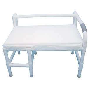 Bariatric Transfer Bench, 36" Internal Width, Cushion Seat (Low Back with O Sling), 700 Lbs Weight Capacity