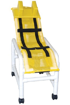 Reclining Bath/Shower Chair (Medium), with Base & Casters, 130 Lbs Weight Capacity