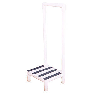 MRI Line Series - MRI single step stool with 1 handl rail