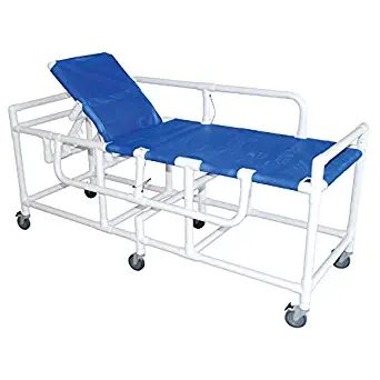 MRI Bariatric Sling Gurney with Three Position Elevating Headrest, 600 Lbs Weight Capacity