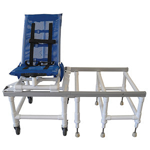 100 Series - Shower Chairs/Transfer Chairs - ONE STEP locking system Dual Shower / Transfer chair Articulating (medium) 130 lbs