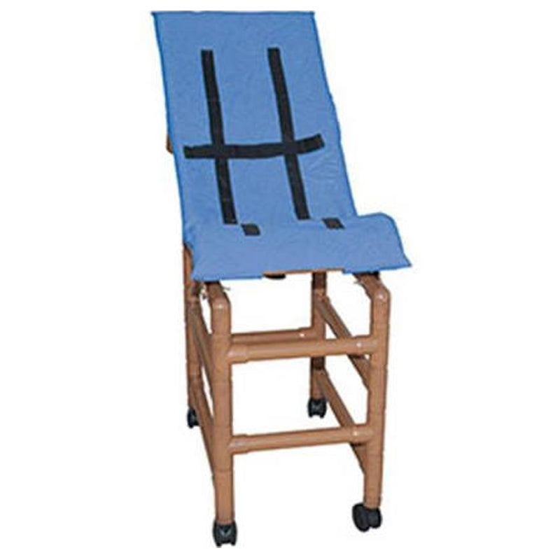 Woodtone large reclining bath/shower chair w/dual base and casters,180 lbs wt cap