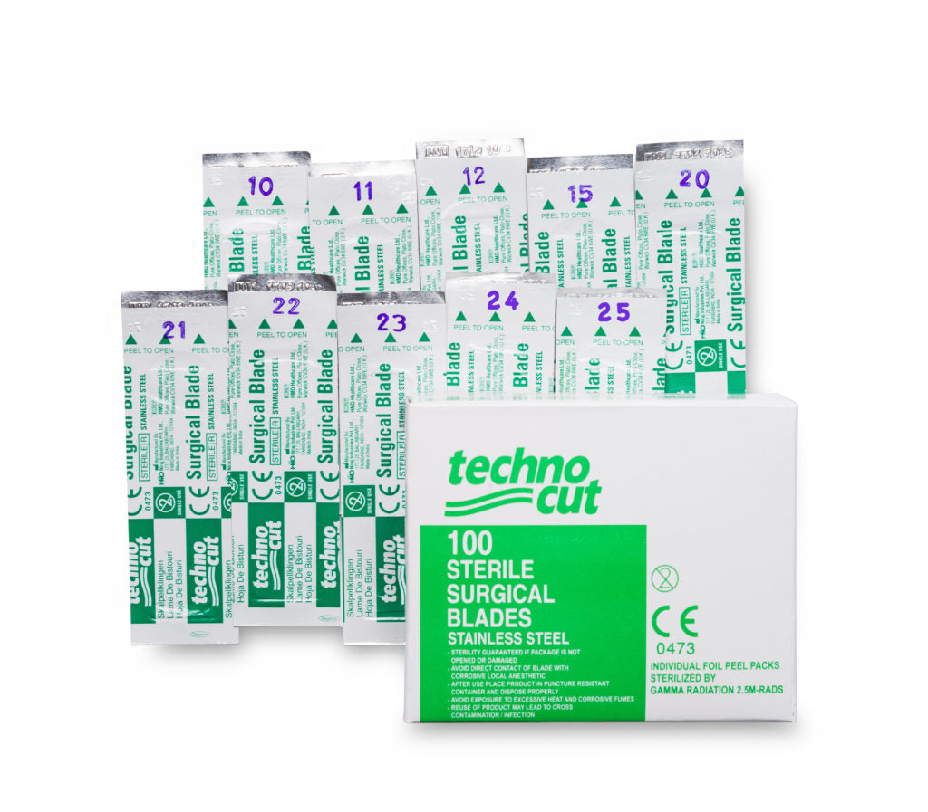 Technocut® Premium Surgical Blades: #10 (Sterile)