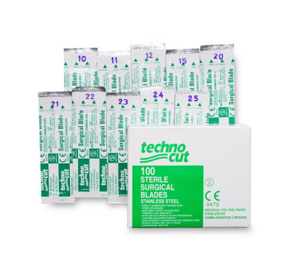 Technocut® #21 Sterile, Disposable Scalpel, 10/bx, 100bx/cs