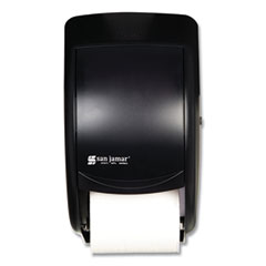 Duett Standard Bath Tissue Dispenser, 2 Roll, 7.5 x 7 x 12.75, Black Pearl