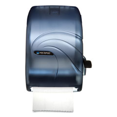 Lever Roll Towel Dispenser, Oceans, 12.94 x 9.25 x 16.5, Arctic Blue