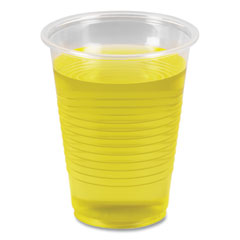 Translucent Plastic Cold Cups, 7 oz, Polypropylene, 100/Pack