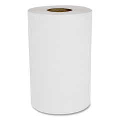 Hardwound Paper Towels, Nonperforated, 1-Ply, 8" x 350 ft, White, 12 Rolls/Carton