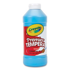 Premier Tempera Paint, Turquoise, 16 oz Bottle