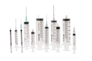 5cc Luer Lock Syringe with Needle 25G x 1"