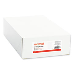 Deluxe Tyvek Envelopes, #10 1/2, Square Flap, Self-Adhesive Closure, 9 x 12, White, 100/Box