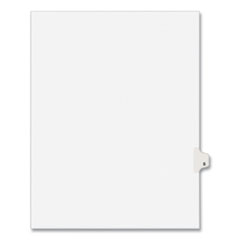 Preprinted Legal Exhibit Side Tab Index Dividers, Avery Style, 26-Tab, S, 11 x 8.5, White, 25/Pack, (1419)