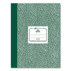 Composition Lab Notebook, Quadrille Rule, Green Cover, (60) 10.13 x 7.88 Sheets