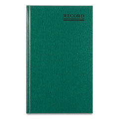 Emerald Series Account Book, Green Cover, 12.25 x 7.25 Sheets, 500 Sheets/Book