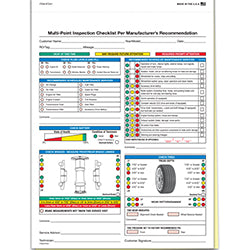 Multi-Point Inspection Form - Generic 250 / PK