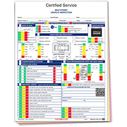 Multi-Point Inspection Form - GM 250 / PK