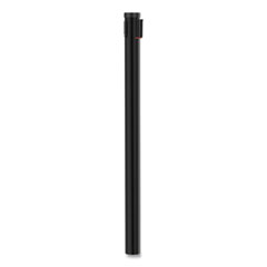 Adjusta-Tape Crowd Control Posts Only, Steel, 40" High, Black, 2/Box