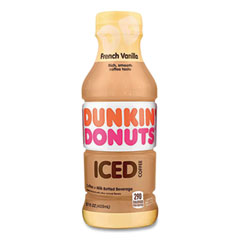 French Vanilla Iced Coffee Drink, 13.7 oz Bottle, 12/Carton