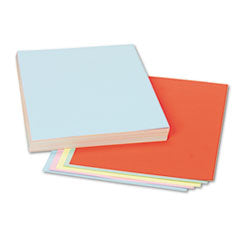 Assorted Colors Tagboard, 12 x 9, Blue, Canary, Green, Orange, Pink, 100/Pack