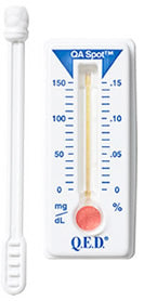 Q.E.D.® A150 Carton of 30 tests (3 boxes of 10 tests each) Range 0-145 mg/dL