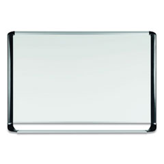 Pure Platinum Magnetic Dry Erase Board, 96 x 48, White Surface, Silver/Black Aluminum Frame