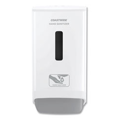 J-Series Wall-Mounted Manual Hand Sanitizer Dispenser, 1,200 mL, 6.12 x 4.11 x 11.5, White