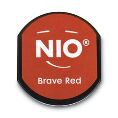 Ink Pad for NIO Stamp with Voucher, 2.75" x 2.75", Brave Red