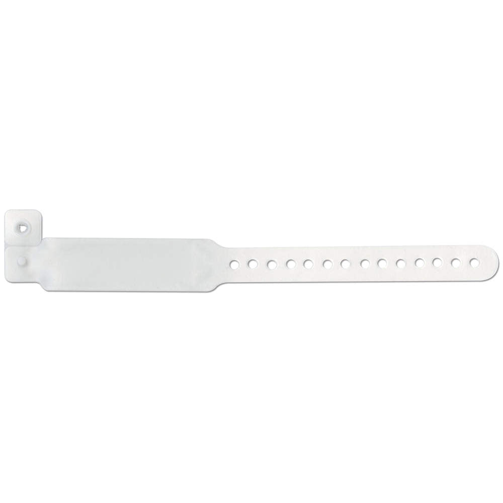 Veri-Color® Insert Wristband Vinyl  1X6.5  Infant White - 250 per Box