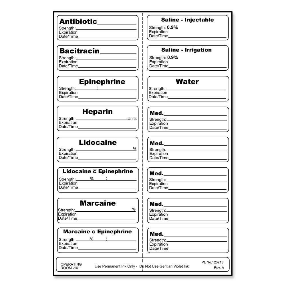 STERILE LABEL (PERMANENT)  1 7/8" X 9/16" - 200 PER CASE