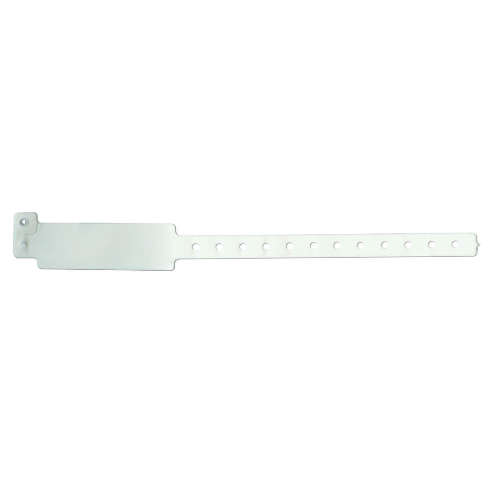 Speedi-Band® Write-On Wristband Vinyl Clasp Closure 1"X10 Adult/Pedi White - 500 per Box