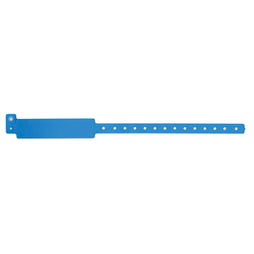 Speedi-Band® Write-On Wristband Vinyl Clasp Closure 1"X12 Adult Blue - 500 per Box