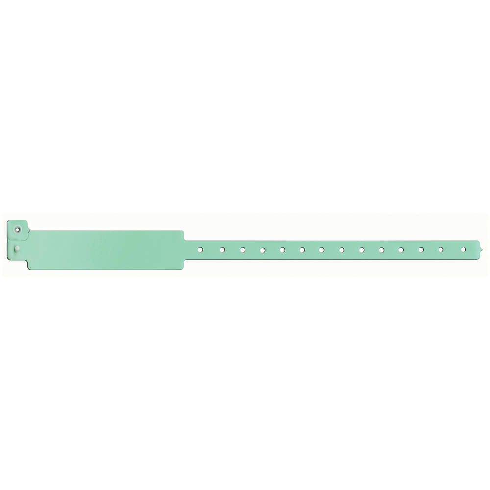 Speedi-Band® Write-On Wristband Vinyl Clasp Closure 1"X12 Adult Green - 500 per Box