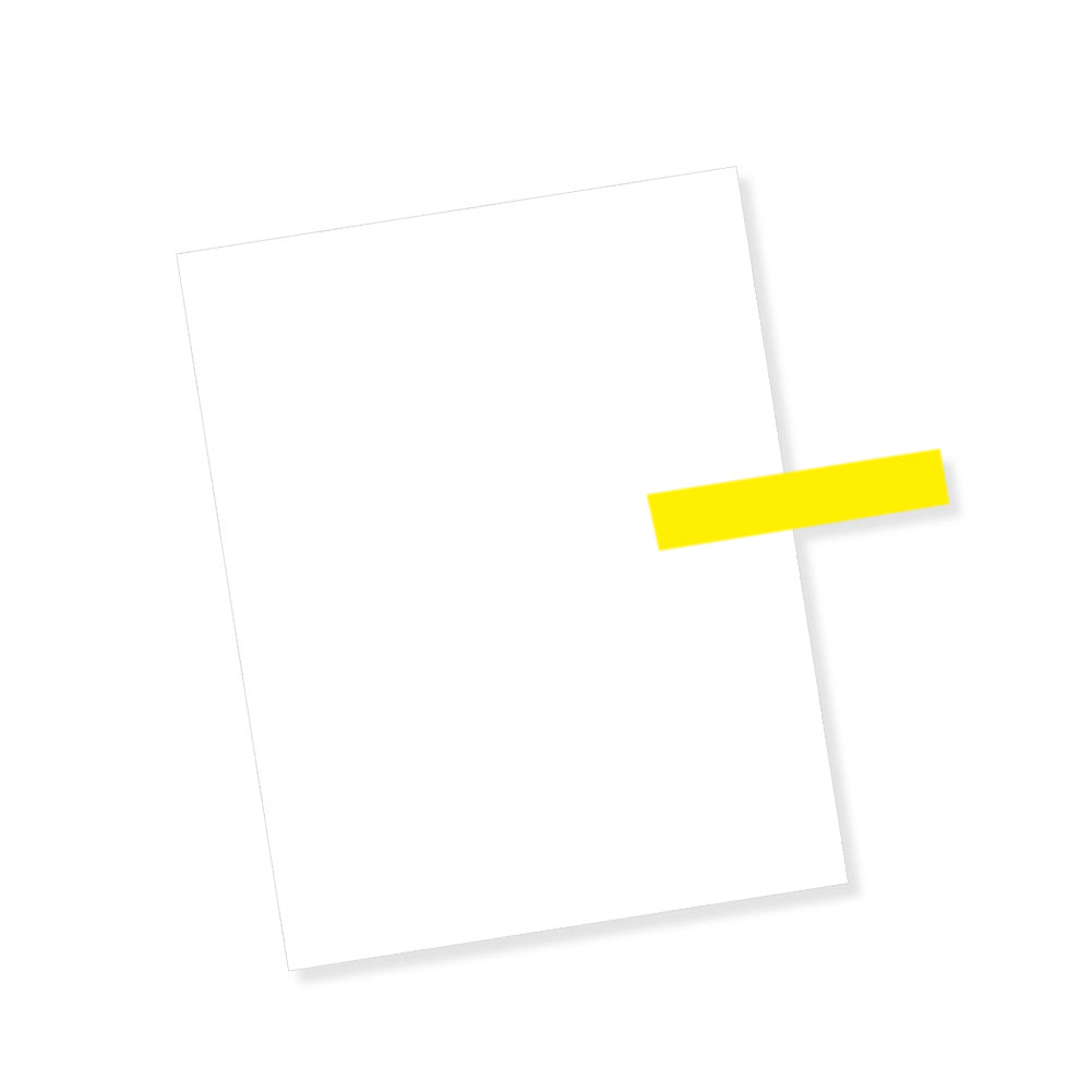 REDI-TAG® FLAGS & TAGS MINI SOLID YELLOW REMOVABLE 1" X 3/16" 300 PER PACK