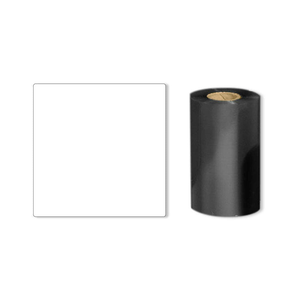 ISBT 128 LABEL | INCLUDES 1 RIBBON THERMAL TRANSFER (SYNTHETIC, PERMANENT) 3''  4" X 4"  1000 PER ROLL, 4 ROLLS PER SET