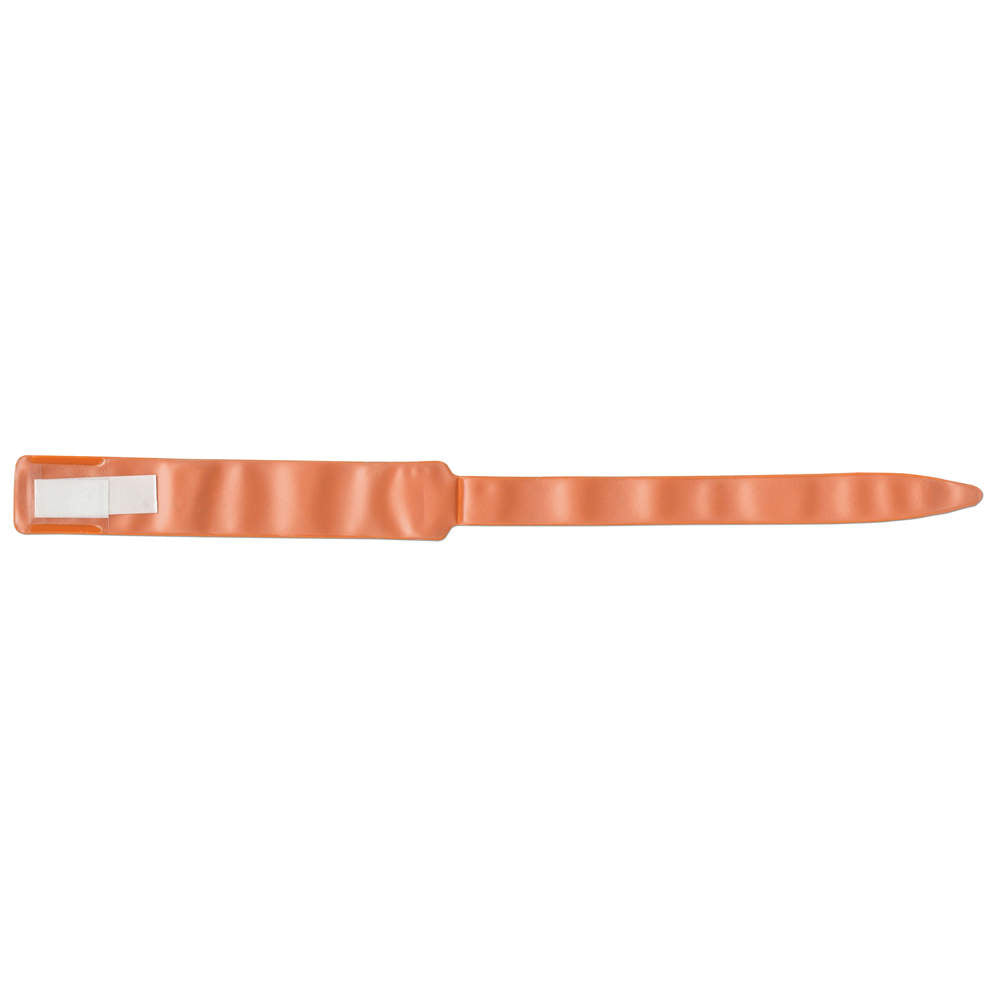 SOFT-LOCK® INSERT WRISTBAND VINYL X13 ADULT ORANGE - 250 PER BOX