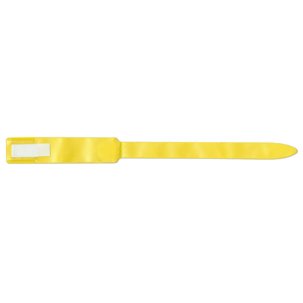 SOFT-LOCK® INSERT WRISTBAND VINYL X11 ADULT/PEDI YELLOW - 250 PER BOX