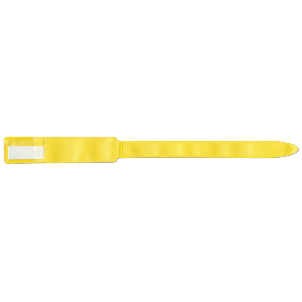 SOFT-LOCK® INSERT WRISTBAND VINYL X11 ADULT/PEDI YELLOW - 250 PER BOX