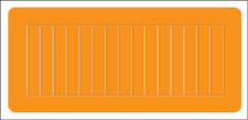 SPEE-D-BAR™ FLAGS & TAGS SOLID ORANGE REMOVABLE 1"X3/16" 450 PER PACK