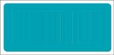 SPEE-D-BAR™ FLAGS & TAGS SOLID TURQUOISE REMOVABLE 1"X3/16" 450 PER PACK