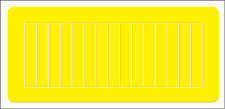 SPEE-D-BAR™ FLAGS & TAGS SOLID FLUORESCENT YELLOW REMOVABLE 1"X3/16" 450 PER PACK