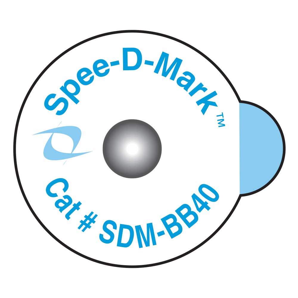 SPEE-D-MARK™ RADIOLOGY SKIN MARKER RADIATION SITE IDENTIFICATION RADIOPAQUE 4.0MM - 50 PER BOX